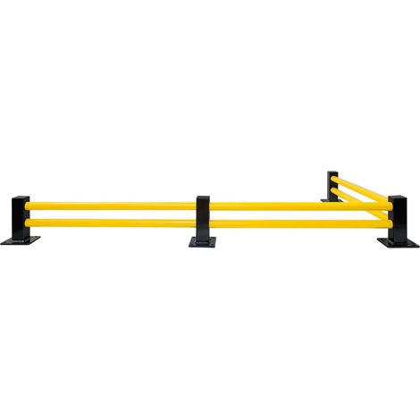 MORAVIA Querbalken Bodenbarriere ECO 1,0m Stahl beschichtet Nut links rechts (1/5)