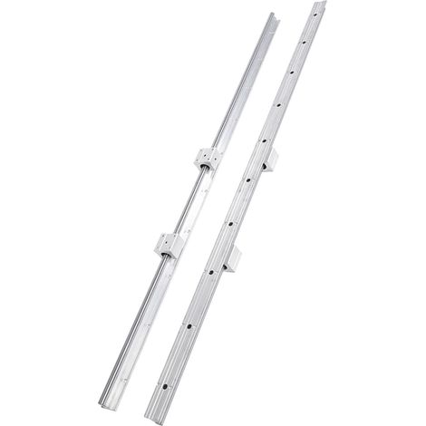 2 Stück SBR12-1000mm 12mm Linearführungswellen, 4 Stück SBR12UU Lagerblöcke (1/5)