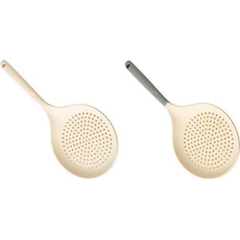 Écumoire de cuisine en silicone avec fentes Grande louche cuillère (1/5)