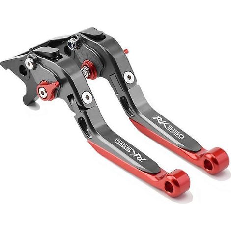 Compatible avec le guidon réglable KYMCO Kwangyang RKS150 Racing X 150 (rouge titane) avec cornet de frein modifié et tige de direction. (1/5)