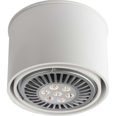 Spot soffitto bianco tondo Ø15 orientabile GU10 Shilo (1/2)