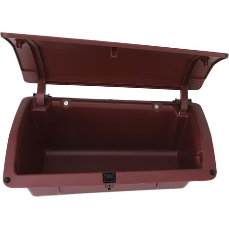 Boîte de Rangement pour Tableau de Bord Plastique Côté Passager Gauche Compatible Vigo Génération 7 2004-2014 Rouge (1/5)