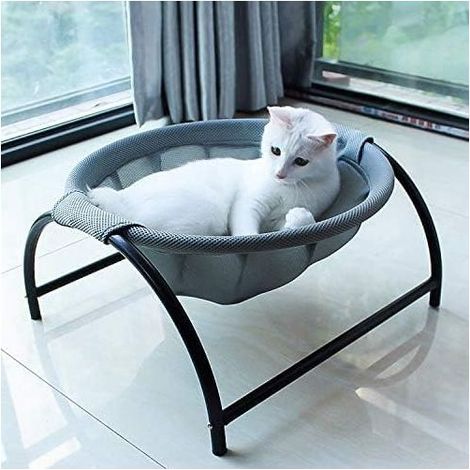 Panier confortable pour chat - Hamac lavable pour chat, coussin anti-stress pour chat, meubles de couchage, lits de fenêtre, paniers poufs, lit pour animaux de compagnie pour chats et petits chiens 42 (1/4)