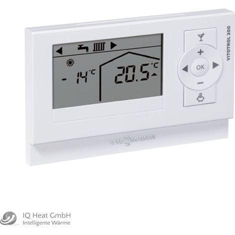 Viessmann Vitotrol 200-A, zur Einstellung für einen Heizkreis, Z008341