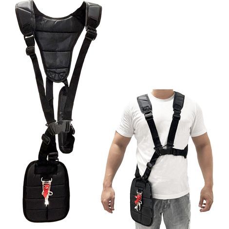 Shoulder strap for garden brush cutter, lawnmower, nylon belt for brush cutter harness (1/5)