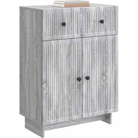 Maison Exclusive - Credenza Grigio Sonoma 66 x 34,5 x 90 cm Legno ingegnerizzato (1/5)