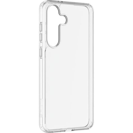 Cellularline Clear Strong - Galaxy S25 FE Funda rígida con bordes de goma (1/5)