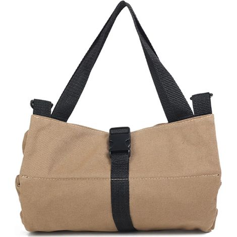 Sac à outils INF Oxford : Organisateur d'outils multifonctionnel pour électricien, couleur kaki (1/2)