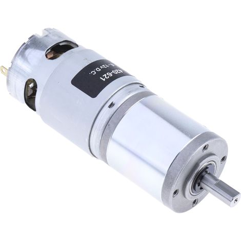 Motoréducteur CC RS PRO, 12 V c.c., 41,3 W, 67 tr/mn, dia. de l'arbre 8mm ( Prix pour 1 )