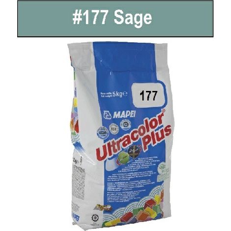Stucco fughe resistente muffa antieffluorescenze ceramiche ultracolor plus 5 kg colore- salvia - 177 - confezione 1