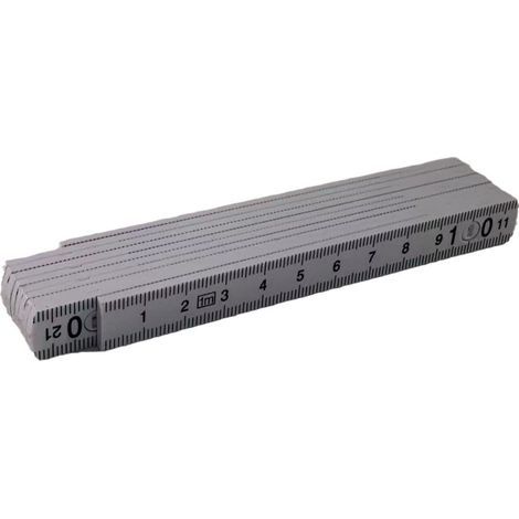 Règle pliante à 10 sections, 1 mètre (blanche) (1/4)