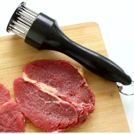 Attendrisseur de viande - Recette Parfaite - Noir - Rendez votre viande délicieusement tendre - Steak - Attendrisseur de viande - Cueillette à la main - Marteau à viande - Livraison gratuite (1/5)