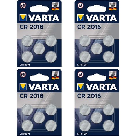 .Varta CR2016 Blister de 5.