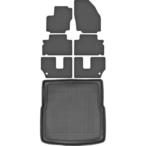 Set di tappetini in gomma per auto e tappetino per bagagliaio per Ford S-Max I VAN dal 2007 al 2010. (1/5)