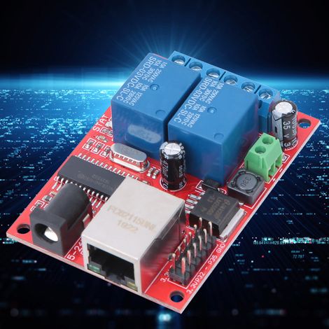 Module de contrôle Ethernet LAN, carte relais bidirectionnelle haute qualité, interrupteur temporisé DC5V-24V (1/5)