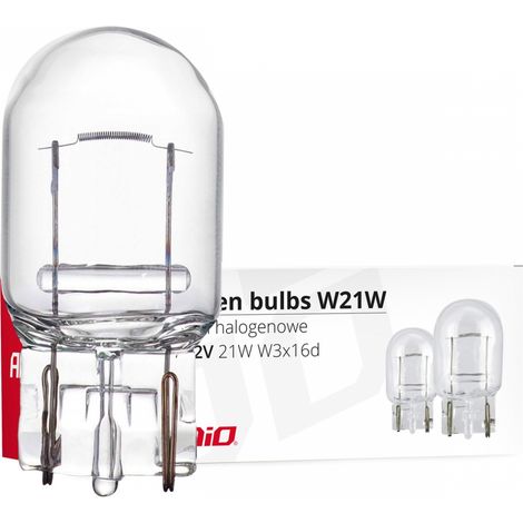 Lampadine alogene T20 W21W W3x16d 12V 10 pezzi amio-02551 (1/3)