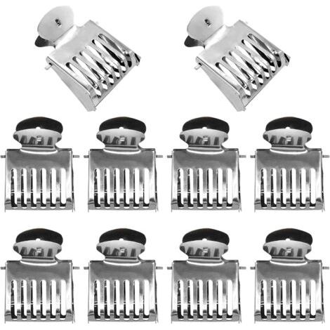 Lot de 10 pinces d'apiculture en acier inoxydable pour cage à abeilles, outils et équipement pour apiculteurs