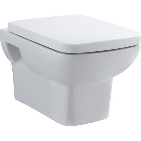 Hudson Reed Arlo Wall Hung Toilet - Soft Close Seat (1/4)