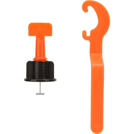 Système De Nivellement Pour Carrelage - Outils En Céramique Réutilisables - Pour Sol Et Mur - Kit De 50 Pièces (1/5)