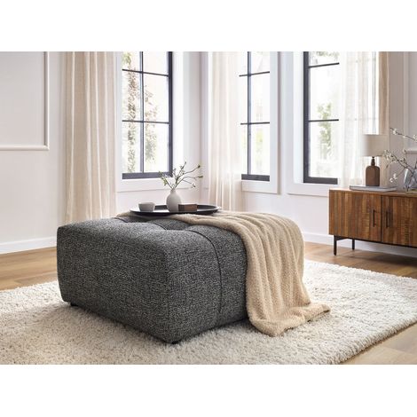 BOBOCHIC - Pouf ARSENE Gris foncé (1/5)