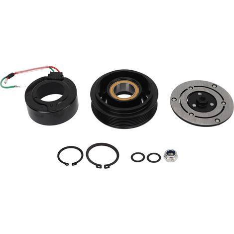 Kit d'embrayage compresseur AC avec poulie, bobine et plateau - Opération fluide pour Civic 1.7 L 2001-2005 (1/5)
