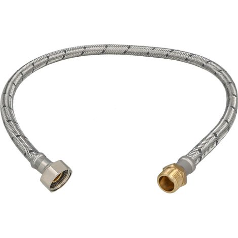 Connettore flessibile 3/8” 1/2” femmina-maschio 60 cm (1/5)