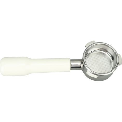 54mm Bottomless Portafilter, Stainless Steel, 3 Ears, Coffee for Breville 8 Type C2, White Plastic (1/5)