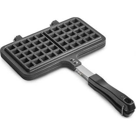 Gaufrier de table. gaufrier double en aluminium moulé sous pression. gaufrier antiadhésif avec poignée résistante au froid (1/5)