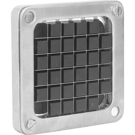 Lame de coupe-frites professionnelle en acier inoxydable pour machine manuelle à couper les pommes de terre, concombres, aubergines et carottes, 12 mm / 0,47 po (1/5)
