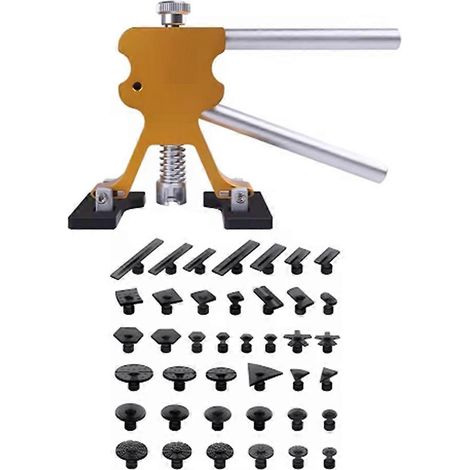 Kit d'outils de débosselage sans peinture réglable pour carrosserie automobile, ventouse, kit d'outils de débosselage B (1/5)