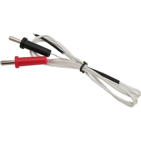 Sonde de température UA23, cordon de 4 mm, capteur thermocouple à double tête, plage de mesure étendue (50 à 400 °C), pour multimètre. (1/5)