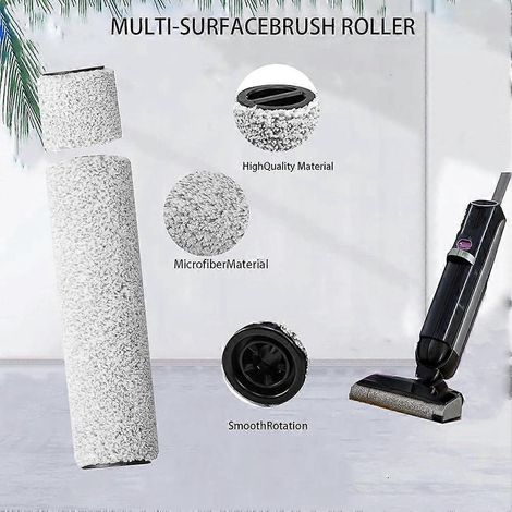 Ersatzteilset für Eureka RapidWash 630/NEW630/NEW630PL, Anti-Haarwickel-Walzenbürste & waschbarer HEPA-Filter (1/5)