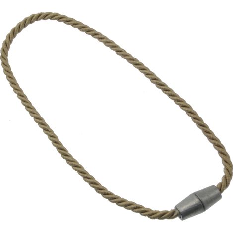 bracciale magnetico per arricciare/decorare le tende -colore grigio.