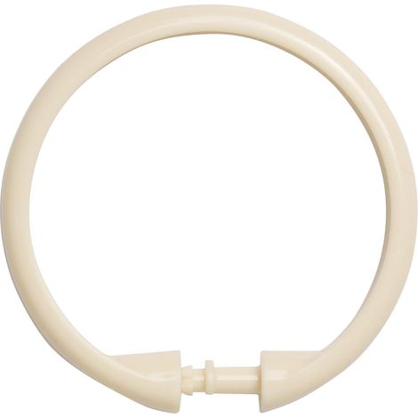 Rideau de Douche Bagues, crème, 12-Pack (1/5)
