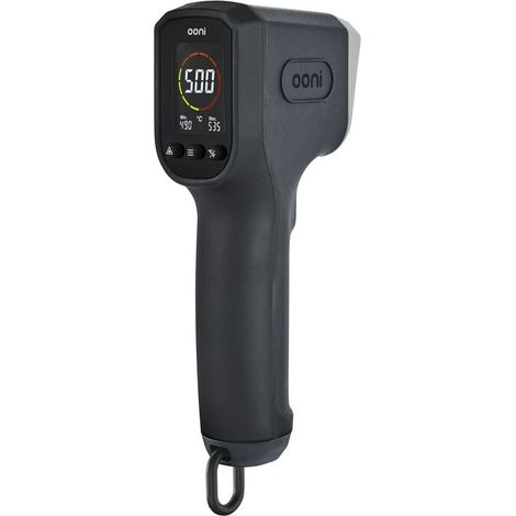 Thermomètre infrarouge Ooni avec LCD et mode scan Noir