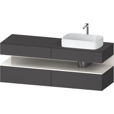 Duravit Collection One Konsolenwaschtischunterbau, 2 Auszüge, 2 (1/2)