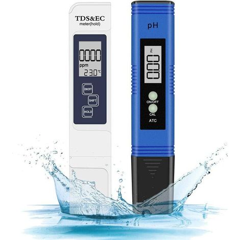 pH-mètre, testeur de pH Eletorot 4 en 1 pour piscines, pH-mètre électronique, testeur de qualité de l'eau TDS et testeur de pH pour aquariums et bassins hydroponiques (1/5)
