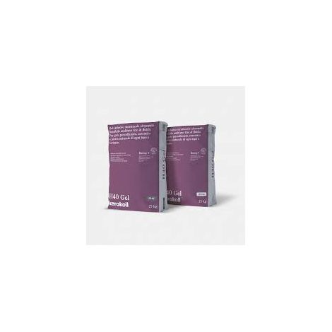H40 gel-adesivo strutturale grigio kg 25