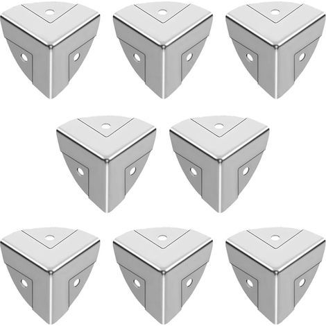 Lot de 8 protections d'angle galvanisées à trois côtés pour appareil photo (1/5)