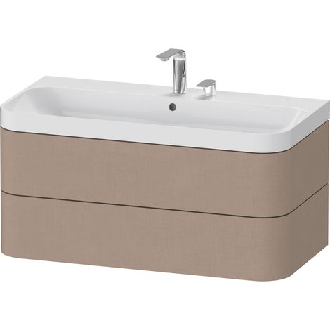 Duravit Happy D.2 Plus Set en forma de c colgado en la pared,