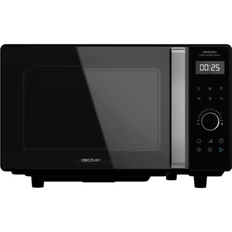 Cecotec – Micro-ondes à poser 25L 800W – Technologie Flatbed sans plateau tournant – 8 fonctions préconfigurées – Panneau tactile intuitif (1/5)