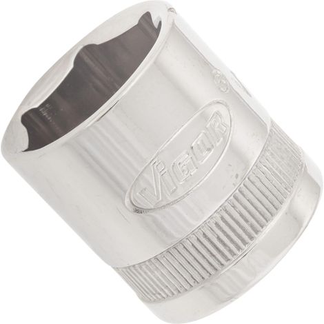 VIGOR Innenvierkant Antrieb 10 = 3/8 Zoll Steckschlüssel-Einsatz Außensechskant-Profil V2267N ∙ Vierkant hohl 10 mm (3/8 Zoll) ∙ Außen-Sechskant Profil ∙ 17 ∙ Gesamtlänge: 30 mm (1/2)