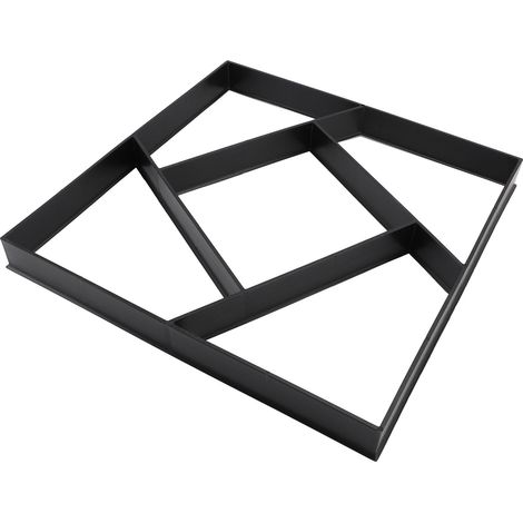 Moule réutilisable pour allées en béton, dalles de jardin, pavés, terrasses, cours et jardins, 40 cm (1/5)