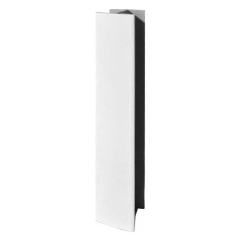 Giunzione lineare per zoccolo in PVC H 10 cm. bianco