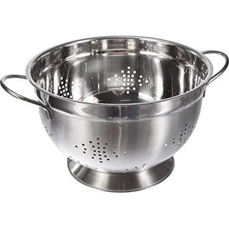 Lacor Garinox Scolapasta, Acciaio Inossidabile, Grigio (Argento), 30 cm