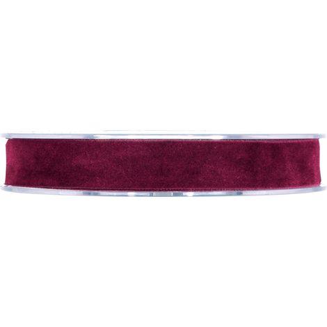 Piovaccari Nastro Double Velvet H 15 Mm L 7 Mt Bordeaux