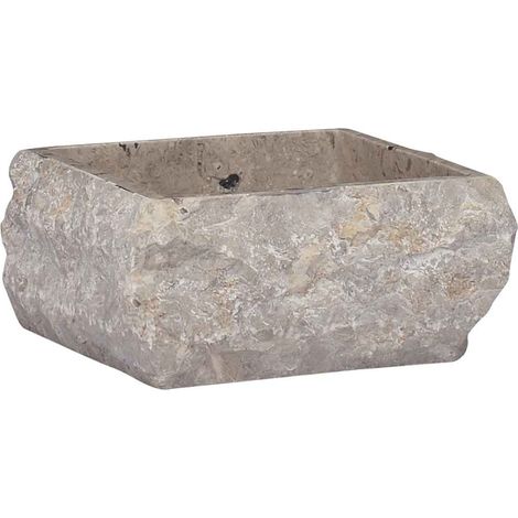 Maison Exclusive - Waschbecken Grau 30x30x13 cm Marmor