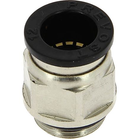 Raccord pneumatique instantané Ø12 fileté mâle 3/8" (12x17)