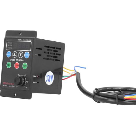 UX52 Motordrehzahlregler mit Digitalanzeige, elektrischer Rheostat, einphasig, Wechselstrom 220 V (300 W) (1/5)
