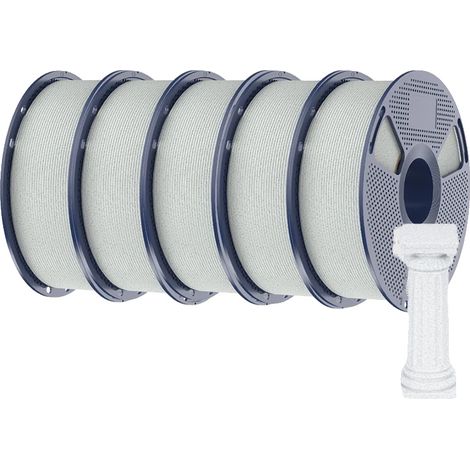 3D-Druckfilament, Hochgeschwindigkeits-PLA, realistischer Marmoreffekt, Waldgrüner Marmor (1/2)